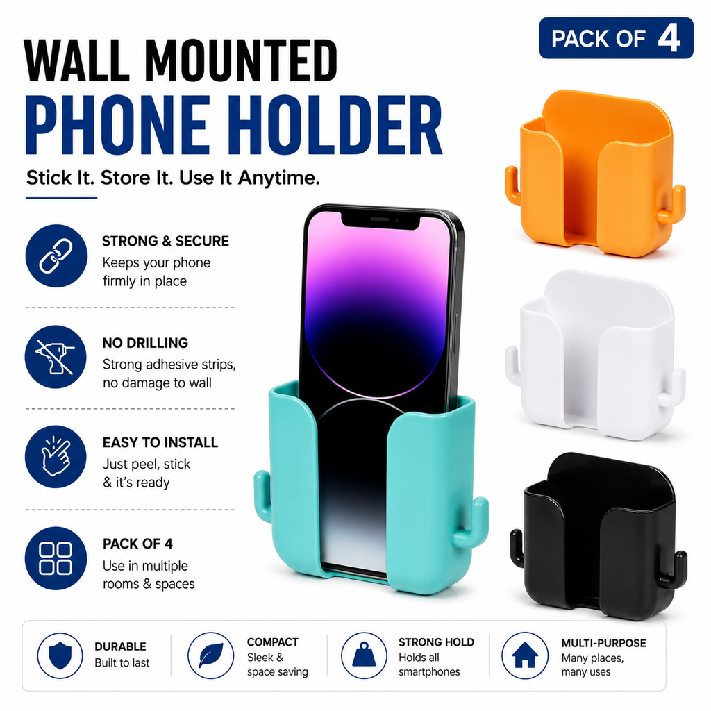 PhoneNest™ Wall Holder (Pack of 4)