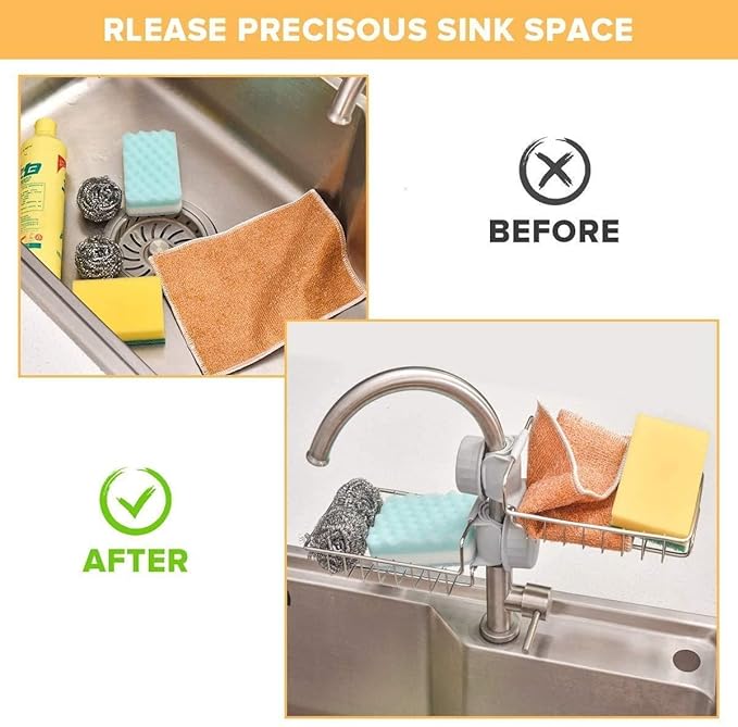 Kitchen Sink Faucet Organizer