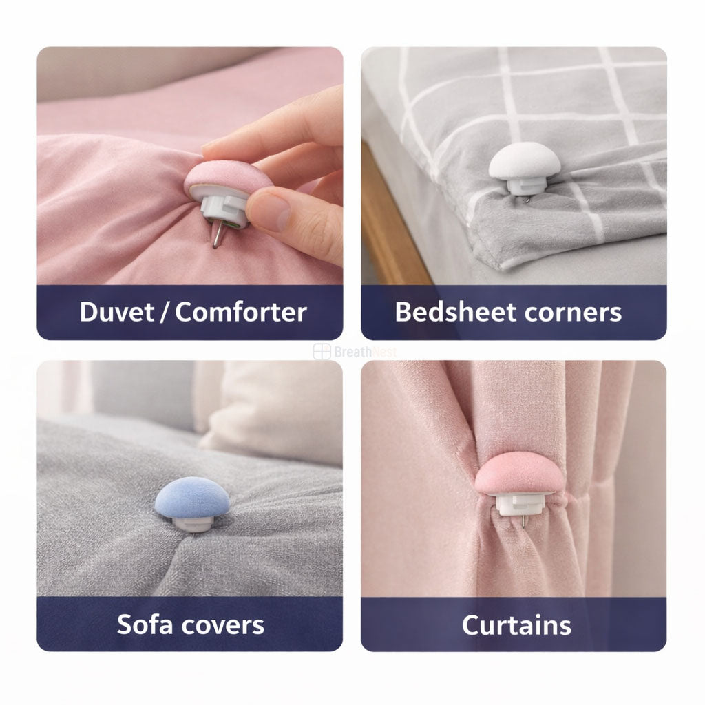 MushroomLock™ - No Slip. Just Sleep. (Pack Of 6)