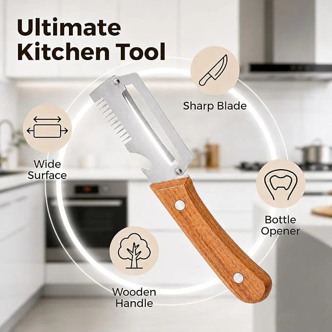 3-in-1 Multifunctional Peeler Knife