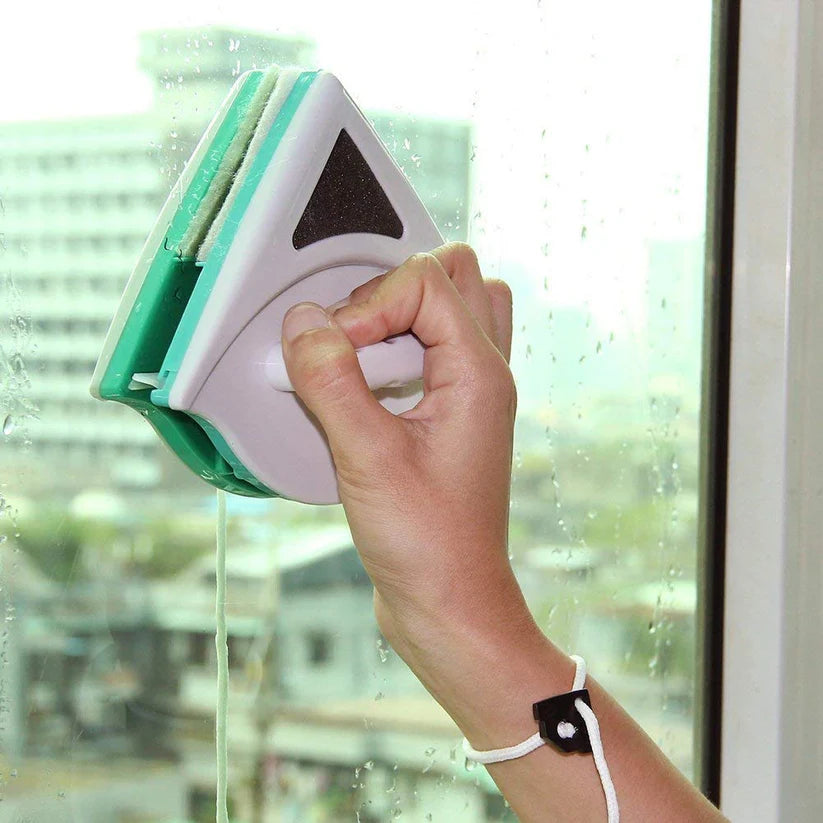Double-Sided Magnetic Window Glass Cleaner