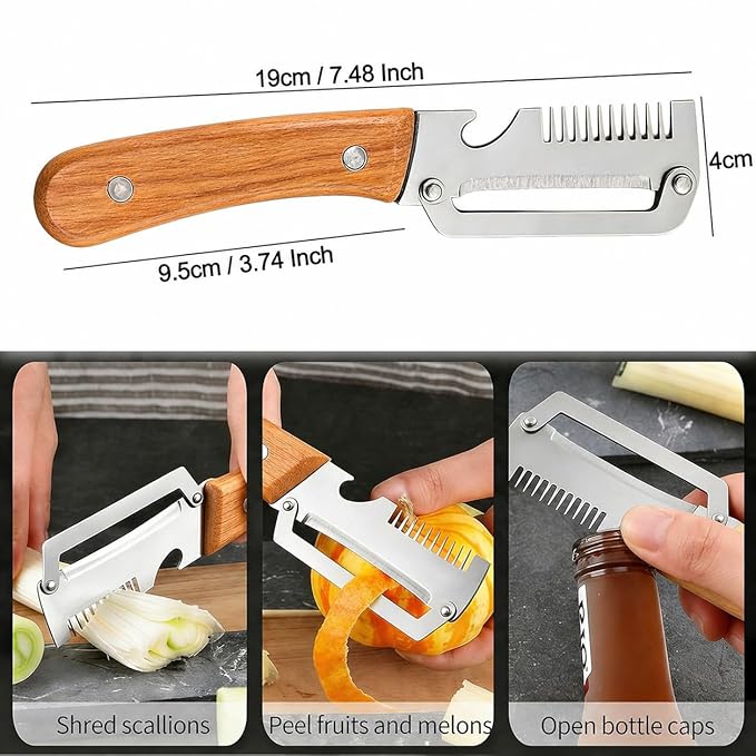 3-in-1 Multifunctional Peeler Knife