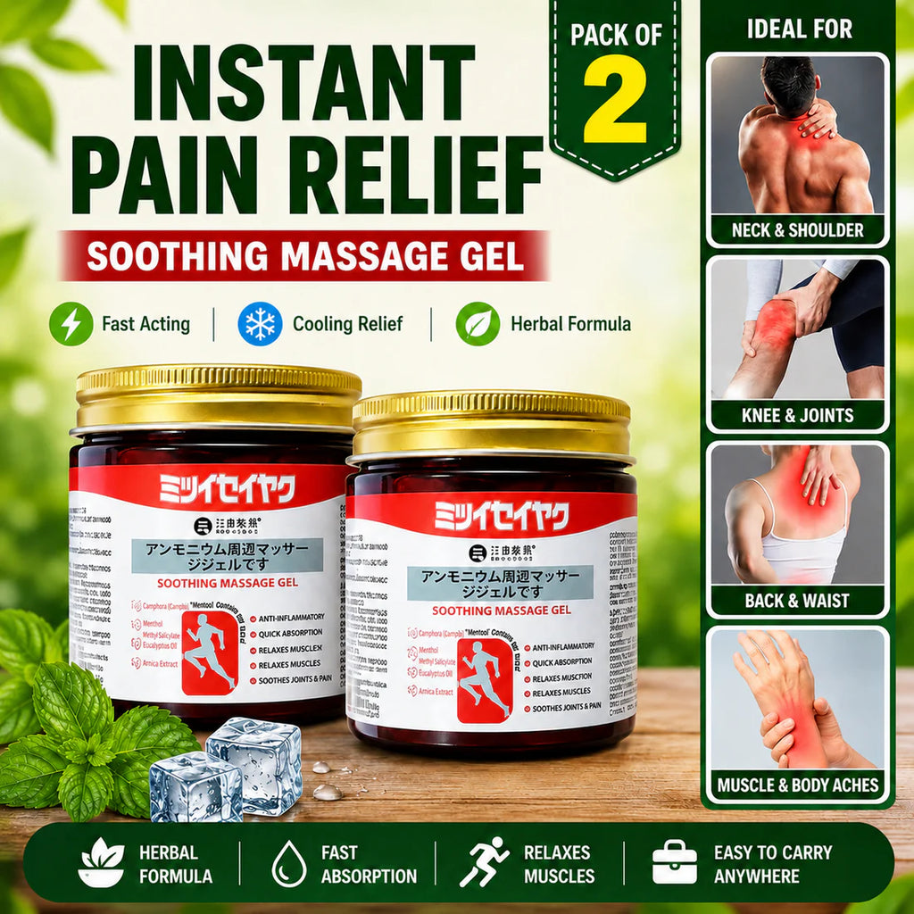 QuickRelief™ - Japanese Instant Pain Relief Soothing Massage Gel |🔥Buy 1 Get 1 Free🔥