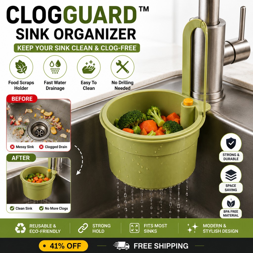 ClogGuard™ Sink Organizer