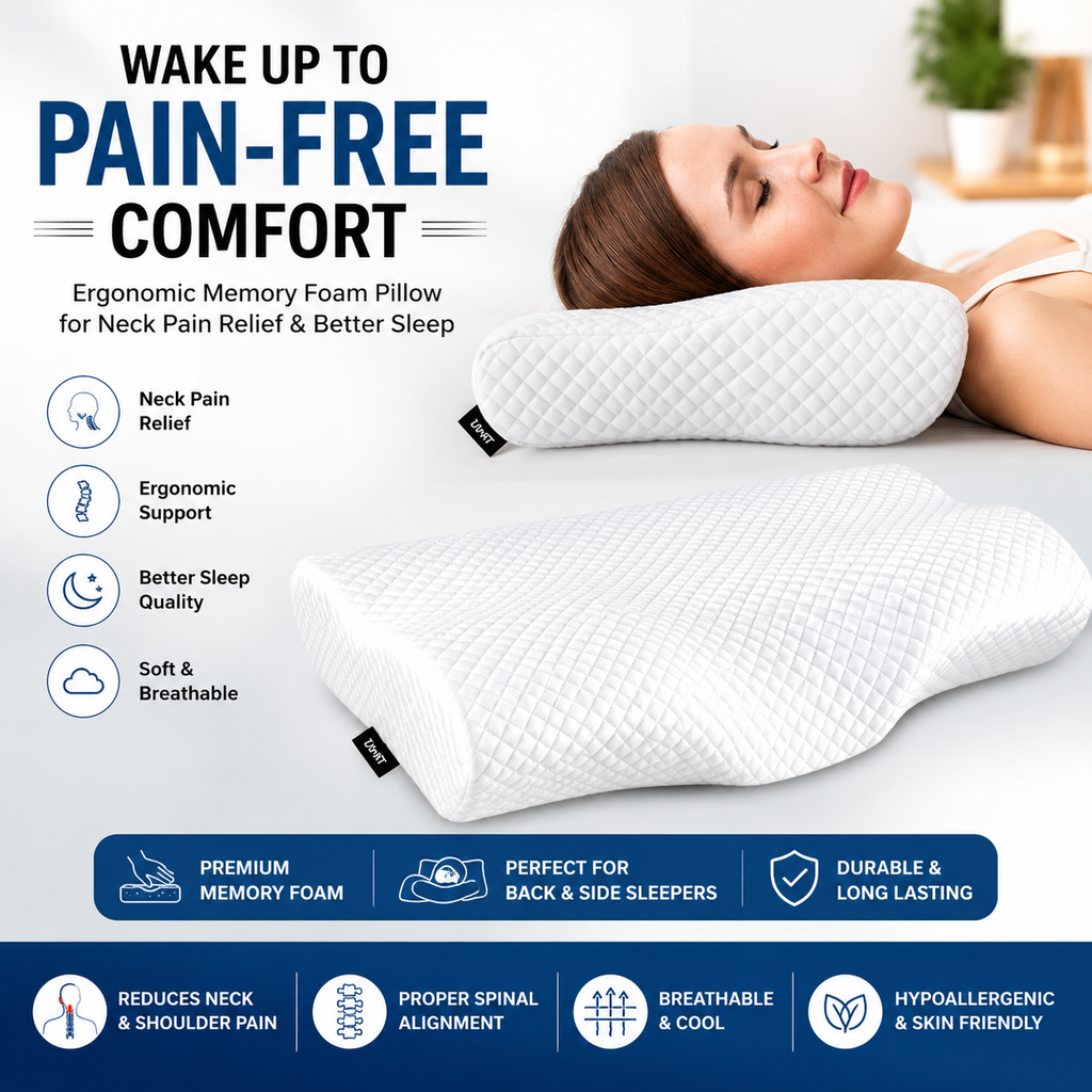 NeckNest™ Orthopedic Pillow