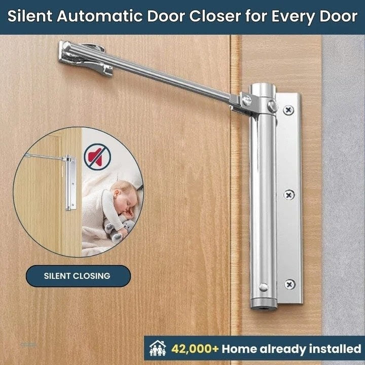 Heavy-Duty Automatic Door Closer