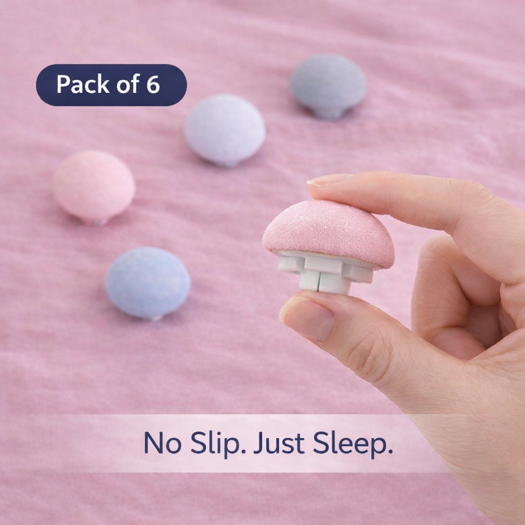 MushroomLock™ - No Slip. Just Sleep. (Pack Of 6)