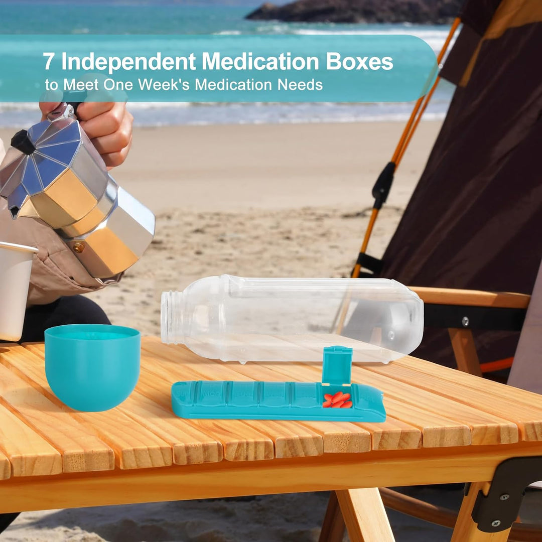 MediSip™ Smart Pill Organizer Bottle