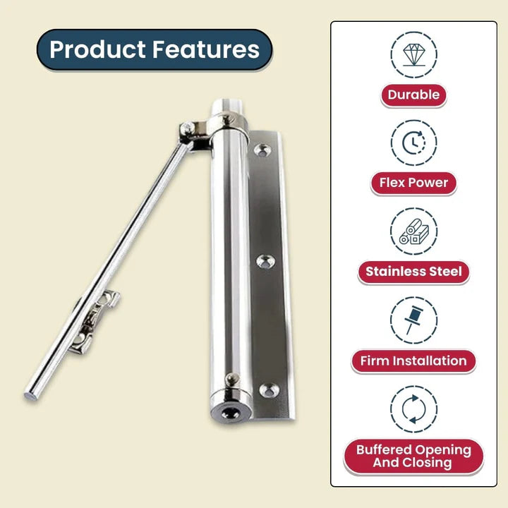 Heavy-Duty Automatic Door Closer