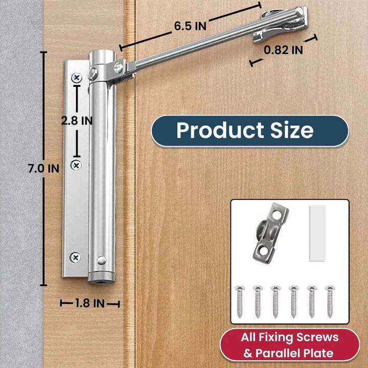 Heavy-Duty Automatic Door Closer